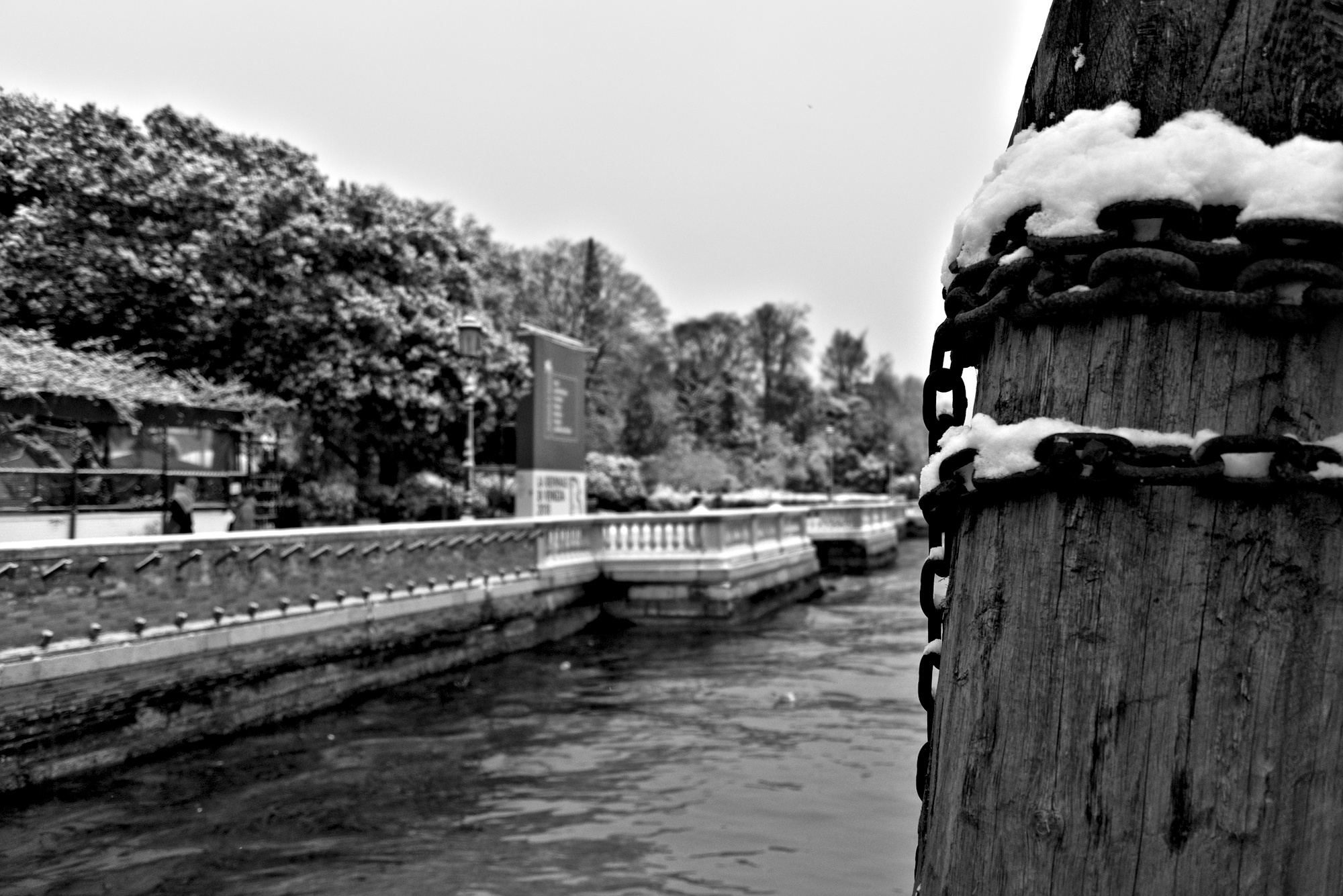 Venezia sotto la neve